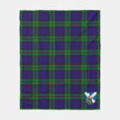 Scotts MacKinlay Modern Tartan Pset Fleece Deken (Voorkant)