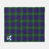 Scotts MacKinlay Modern Tartan Pset Fleece Deken (Voorkant (Horizontaal))