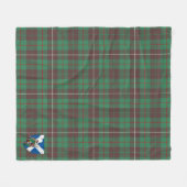 Scotts MacKinnon Hunting Ancient Tartan Pset Fleece Deken (Voorkant (Horizontaal))