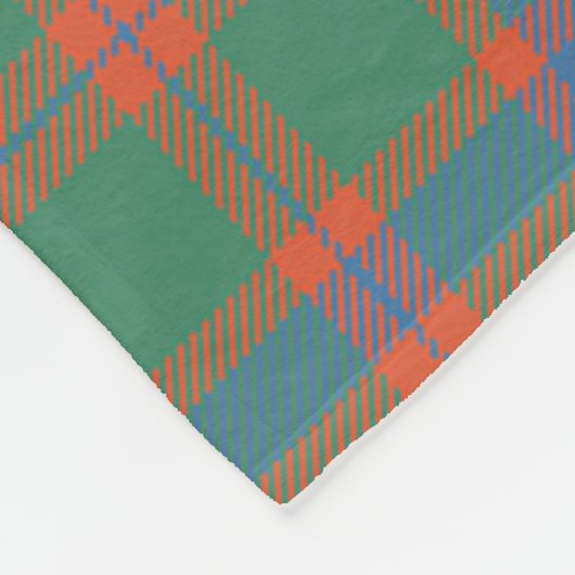 Scotts MacKintosh Ancient Tartan Pset Fleece Deken (Hoek)