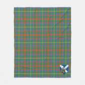 Scotts MacKintosh Hunting Ancient Tartan Pset Fleece Deken (Voorkant)