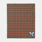 Scotts MacKintosh Hunting Weathered Tartan Pset Fleece Deken (Voorkant)
