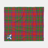 Scotts MacKintosh Modern Tartan Pset Fleece Deken (Voorkant (Horizontaal))