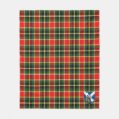 Scotts MacLachlan Hunting Modern Tartan Pset Fleece Deken (Voorkant)