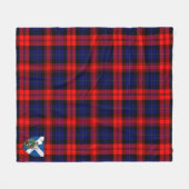 Scotts MacLachlan Modern Tartan Pset Fleece Deken (Voorkant (Horizontaal))