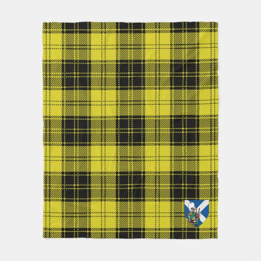 Scotts MacLachlan Tartan Pset Fleece Deken (Voorkant)