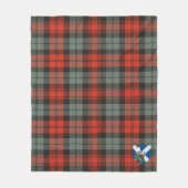 Scotts MacLachlan Weathered Tartan Pset Fleece Deken (Voorkant)