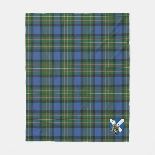 Scotts MacLaren Ancient Tartan Plaid Fleece Deken (Voorkant)