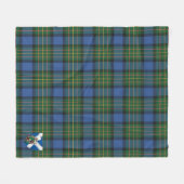 Scotts MacLaren Ancient Tartan Plaid Fleece Deken (Voorkant (Horizontaal))