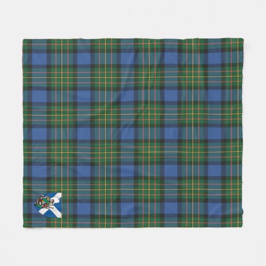Scotts MacLaren Ancient Tartan Plaid Fleece Deken (Voorkant (Horizontaal))