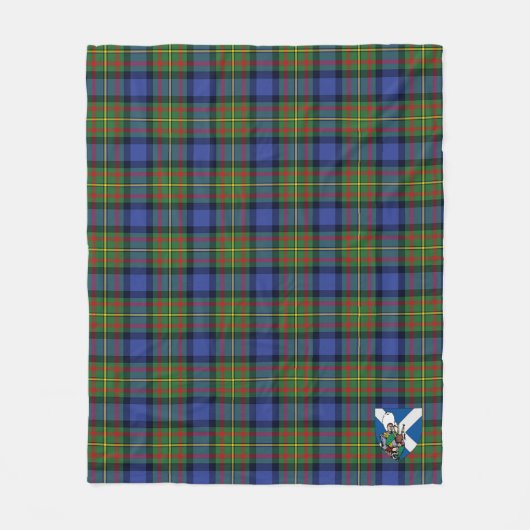 Scotts MacLaren Tartan Pset Fleece Deken (Voorkant)