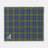 Scotts MacLaren Tartan Pset Fleece Deken (Voorkant (Horizontaal))
