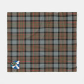 Scotts MacLaren Weathered Tartan Plaid Fleece Deken (Voorkant (Horizontaal))