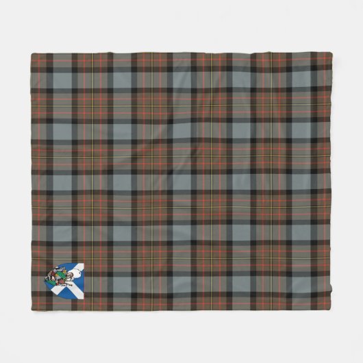 Scotts MacLaren Weathered Tartan Plaid Fleece Deken (Voorkant (Horizontaal))