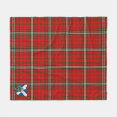 Scotts MacLay Tartan Schotlandse ruitdessin Fleece Deken (Voorkant (Horizontaal))