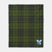Scotts MacLean Hunting Tartan Plaid Fleece Deken (Voorkant)