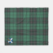 Scotts MacLean Jacht Oude Tartan Plaid Fleece Deken (Voorkant (Horizontaal))