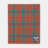 Scotts MacLean of Duart Ancient Tartan Pset Fleece Deken (Voorkant)