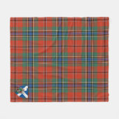 Scotts MacLean of Duart Ancient Tartan Pset Fleece Deken (Voorkant (Horizontaal))