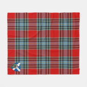 Scotts MacLeay Schotse Ruitpatroon Fleece Deken (Voorkant (Horizontaal))