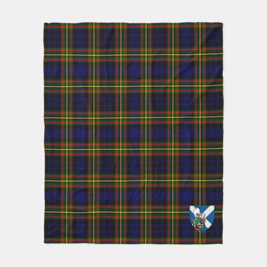 Scotts MacLellan Modern Tartan Pset Fleece Deken (Voorkant)