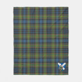 Scotts MacLellan Tartan Pset Fleece Deken (Voorkant)
