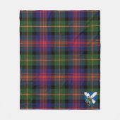 Scotts MacLennan Tartan Pset Fleece Deken (Voorkant)