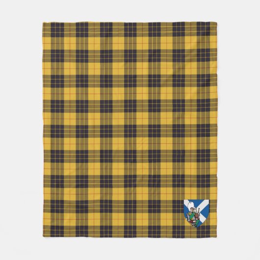 Scotts MacLeod of Lewis Ancient Tartan Pset Fleece Deken (Voorkant)