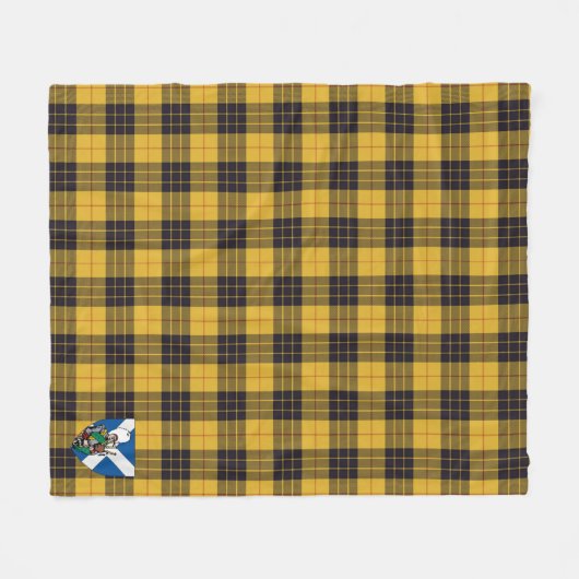 Scotts MacLeod of Lewis Ancient Tartan Pset Fleece Deken (Voorkant (Horizontaal))