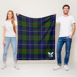 Scotts MacLeod Van Harris Modern Schotse Plaid Fleece Deken