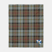 Scotts MacLeod van Harris verweerde Tartan Plaid Fleece Deken (Voorkant)