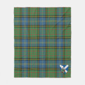 Scotts MacMillan Hunting Ancient Tartan Pset Fleece Deken (Voorkant)