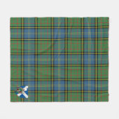 Scotts MacMillan Hunting Ancient Tartan Pset Fleece Deken (Voorkant (Horizontaal))
