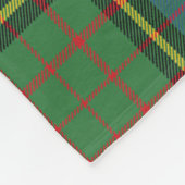 Scotts MacMillan Hunting Ancient Tartan Pset Fleece Deken (Hoek)