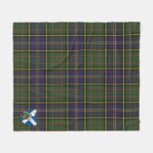 Scotts MacMillan Hunting Modern Tartan Pset Fleece Deken (Voorkant (Horizontaal))