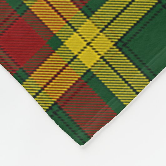 Scotts MacMillan Tartan Pset Fleece Deken (Hoek)