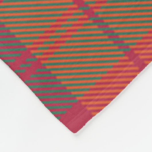 Scotts MacNab Ancient Tartan Pset Fleece Deken (Hoek)