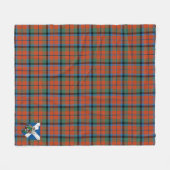 Scotts MacNaughton Ancient Tartan Pset Fleece Deken (Voorkant (Horizontaal))