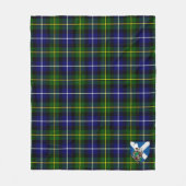 Scotts MacNeill van Barra Modern Tartan Pset Fleece Deken (Voorkant)