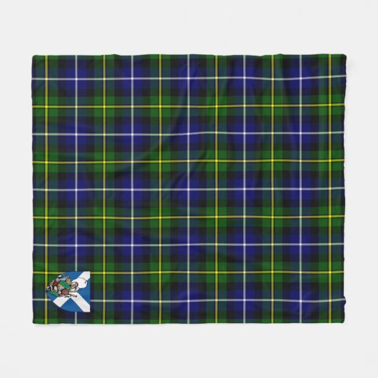 Scotts MacNeill van Barra Modern Tartan Pset Fleece Deken (Voorkant (Horizontaal))