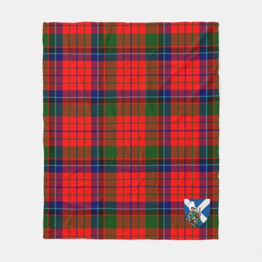 Scotts MacNicol Tartan Pset Fleece Deken (Voorkant)