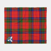 Scotts MacNicol Tartan Pset Fleece Deken (Voorkant (Horizontaal))