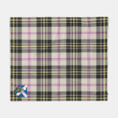 Scotts MacPherson Dress Ancient Tartan Pset Fleece Deken (Voorkant (Horizontaal))