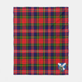 Scotts MacPherson Modern Schotse Plaid Ruitdessin Fleece Deken (Voorkant)