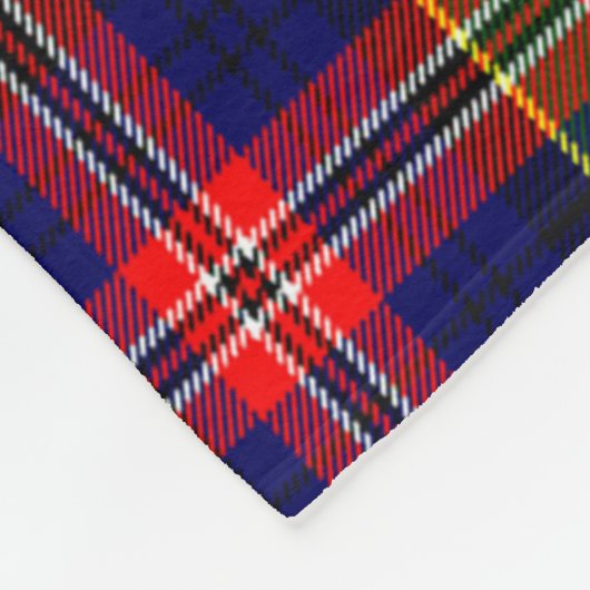 Scotts MacPherson Modern Tartan Pset Fleece Deken (Hoek)