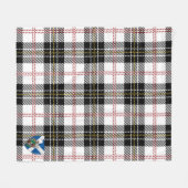 Scotts MacPherson Tartan Pset Fleece Deken (Voorkant (Horizontaal))