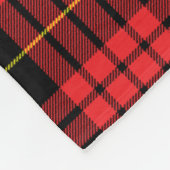 Scotts MacQueen Tartan Pset Fleece Deken (Hoek)