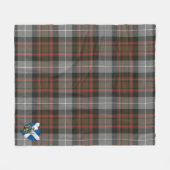 Scotts MacRae Hunting Weathered Tartan Pset Fleece Deken (Voorkant (Horizontaal))