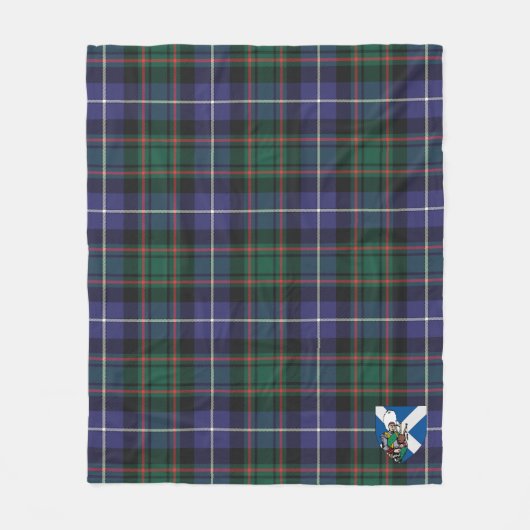 Scotts MacRae Modern Tartan Pset Fleece Deken (Voorkant)