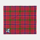 Scotts MacRae Modern Tartan Pset Fleece Deken (Voorkant (Horizontaal))